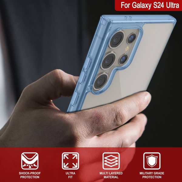 Galaxy S24 Ultra Magnetic Wireless Charging Case [Clear Acrylic Series] [Non-Slip] For Galaxy S24 Ultra [Green] Supply - Image 4
