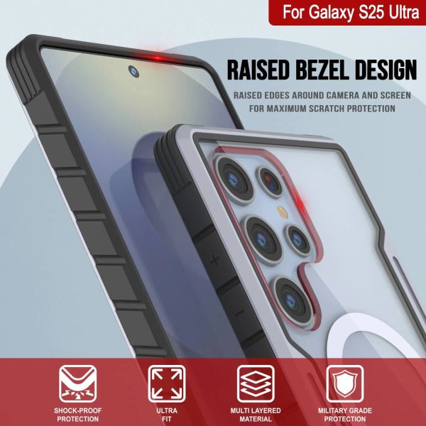 Punkcase S25 Ultra Armor Stealth Case Protective Military Grade Multilayer Cover [White] Online Sale - Image 4
