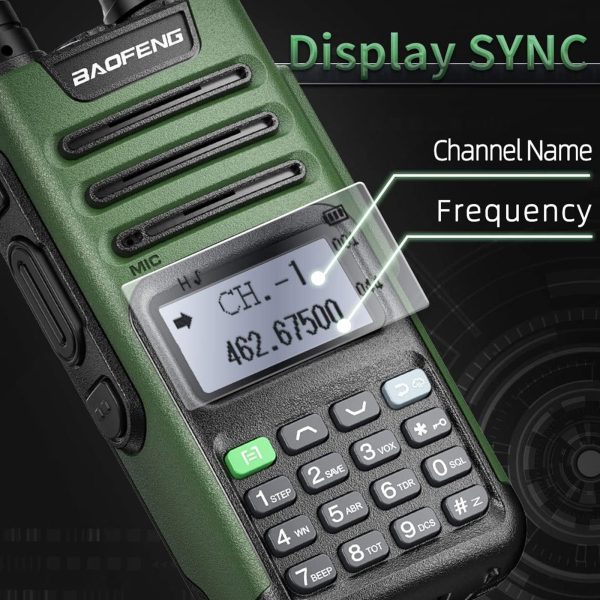 GM-15 PRO 5W GMRS Radio [Long Antenna Set] on Sale - Image 3