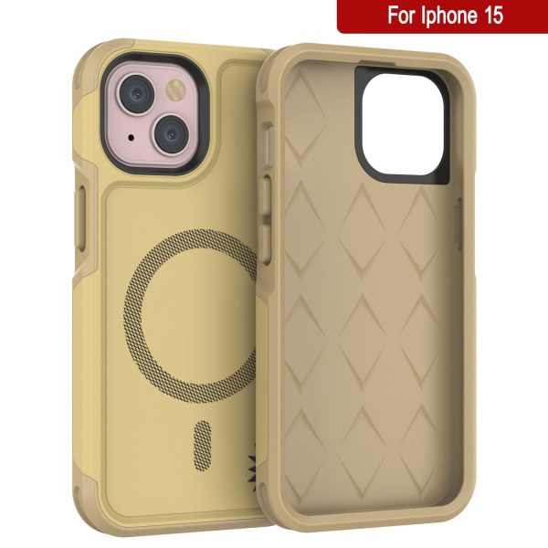 PunkCase iPhone 15 Case, [Spartan 2.0 Series] Clear Rugged Heavy Duty Cover W Built in Screen Protector [yellow] Fashion - Image 5