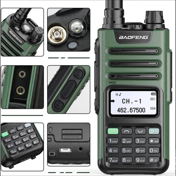 GM-15 PRO 5W GMRS Radio [Long Antenna Set] on Sale - Image 5
