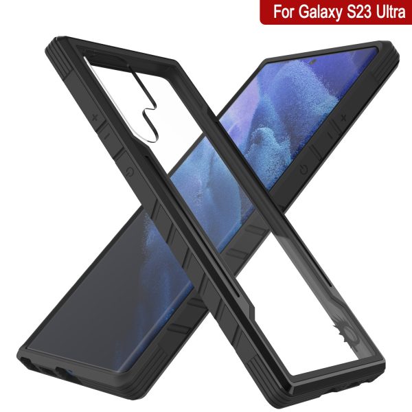 Punkcase S23 Ultra Armor Stealth Case Protective Military Grade Multilayer Cover [Black] Hot on Sale - Image 5