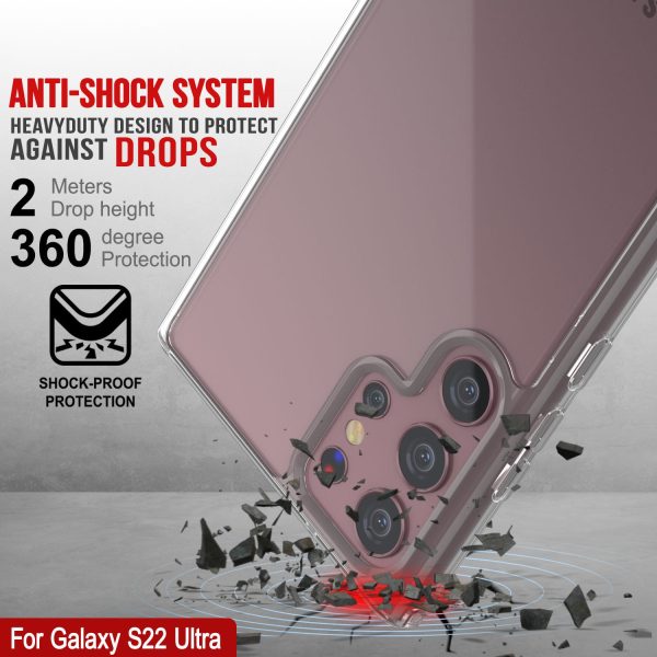 Punkcase Galaxy S22 Ultra Case with Kickstand [Crystal Kickstand Series] [Slim Fit] Online now - Image 2