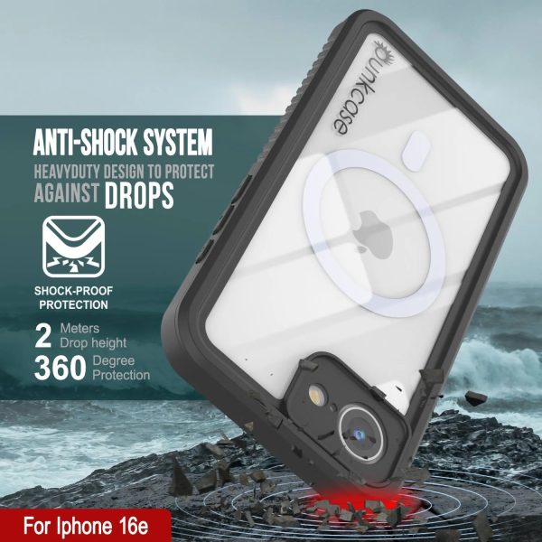 iPhone 16e  Waterproof Case, Punkcase [Extreme Mag Series] Armor Cover W  Built In Screen Protector [Red] Online Sale - Image 3