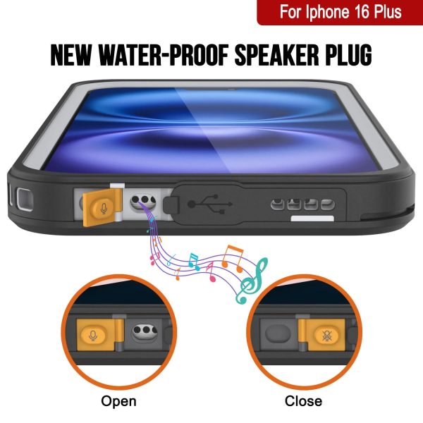 iPhone 16 Plus Waterproof Case, Punkcase [Extreme Series] Armor Cover W  Built In Screen Protector [White] on Sale - Image 4