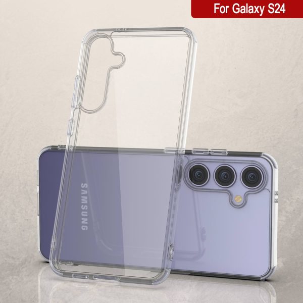 Galaxy S24 Magnetic Wireless Charging Case [Clear Acrylic Series] [Non-Slip] For Galaxy S24 [Clear] Hot on Sale - Image 5