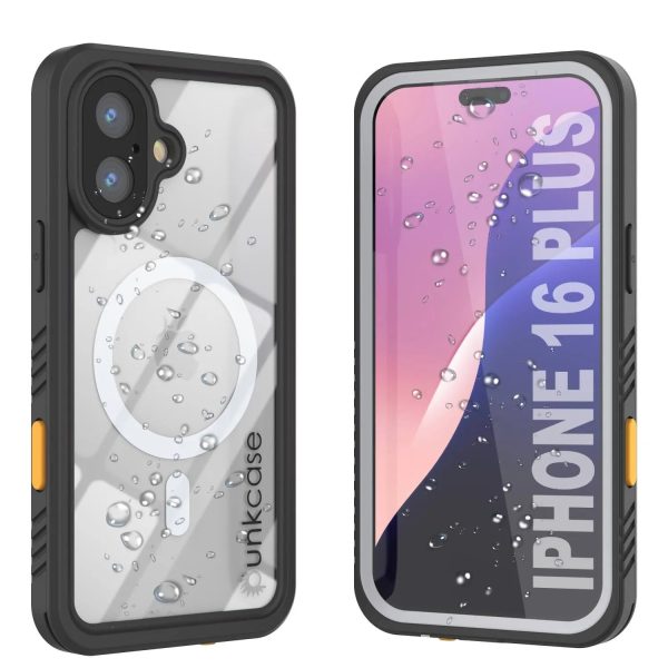 iPhone 16 Plus Waterproof Case, Punkcase [Extreme Mag Series] Armor Cover W  Built In Screen Protector [White] For Discount