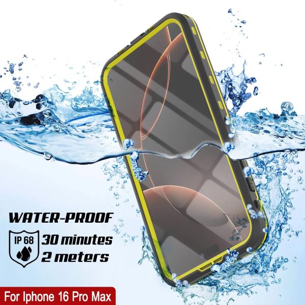 iPhone 16 Pro Max Waterproof Case, Punkcase SpikeStar Orange Series | Thin Fit 6.6ft Underwater IP68 Discount - Image 3