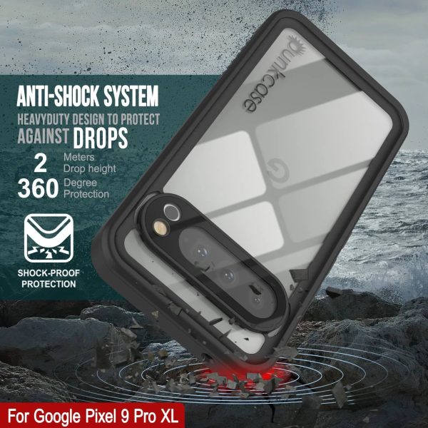 Google Pixel 9 Pro XL Waterproof Case, Punkcase [Extreme Series] Armor Cover W  Built In Screen Protector [Light Green] For Discount - Image 2