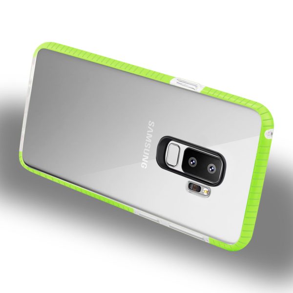 Reiko Samsung Galaxy S9 Plus Soft Transparent TPU Case in Clear Green | MaxStrata Supply - Image 2
